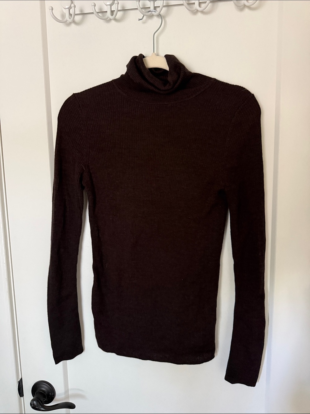 Uniqlo Dark Brown Women's Turtleneck Sweater